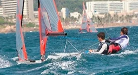Show de habilidade no 1º Campeonato Baiano de Vela Jovem