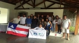 Matheus Azevedo e Leo Accioly na Copa Energisa da classe 29er