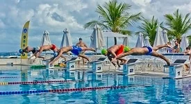 Dois belos eventos de natação aconteceram no último sábado, 17