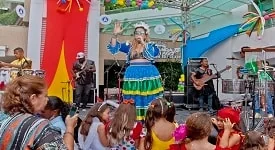 Bailinho Infantil do Yacht surpreendeu os pequenos