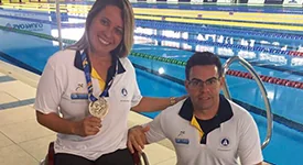 Atleta Paralímpica do Yacht é campeã