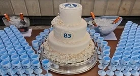 YCB faz brinde em homenagem aos seus 83 anos