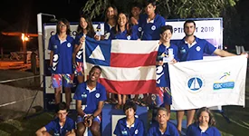 Jovens atletas do YCB no 45° Campeonato N/NE de Optimist