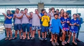 Homenagem aos atletas de Vela Jovem do YCB