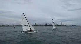 Mais um final de semana de regatas no Yacht