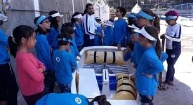 Vela do YCB sempre em movimento