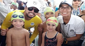 Nadadores da base fizeram bonito em competição de estreia