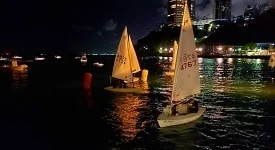 YCB realiza 1ª Regata Noturna da Classe Dingue