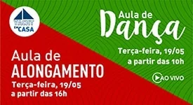 #YachtEmCasa vai ter muita dança e alongamento nesta terça (19)