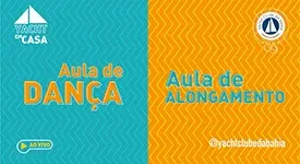 Terça dupla no #YachtEmCasa tem aulas de dança e alongamento