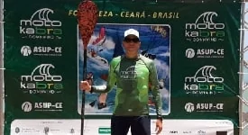 Atleta YCB é vice-campeão do Molokabra Downwind