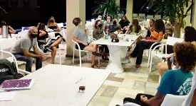 Atletas da canoagem se reúnem com Babi Brazil