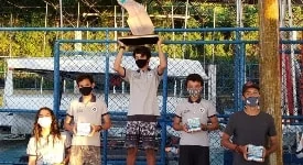 Os campeões do Campeonato Baiano de Optimist