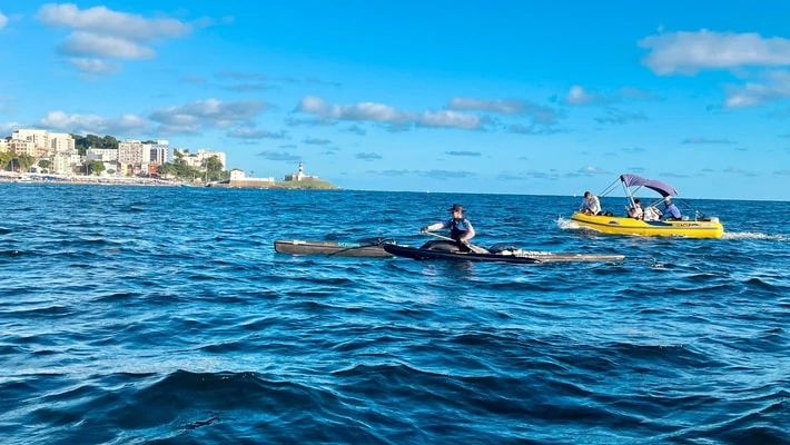 Atleta Camila Gouveia completa Ultradesafio 90Km de Canoagem