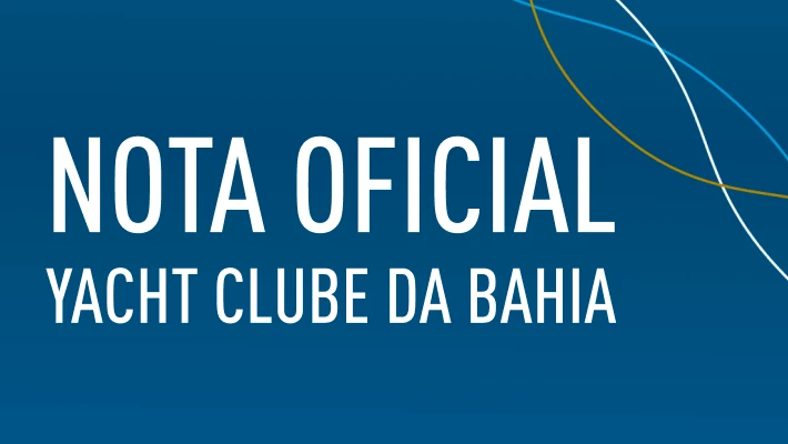 NOTA OFICIAL | YACHT CLUBE DA BAHIA