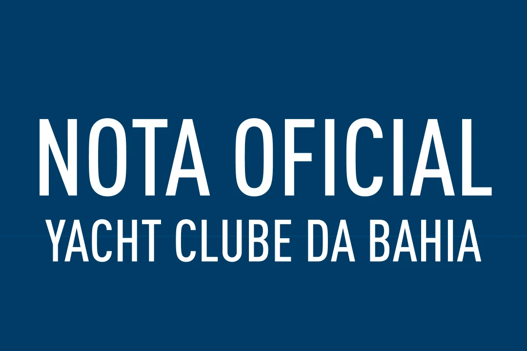NOTA OFICIAL | YACHT CLUBE DA BAHIA